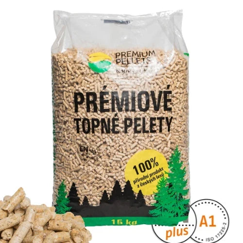 Drevené pelety Premium Pellets, ENplus A1, 825 kg