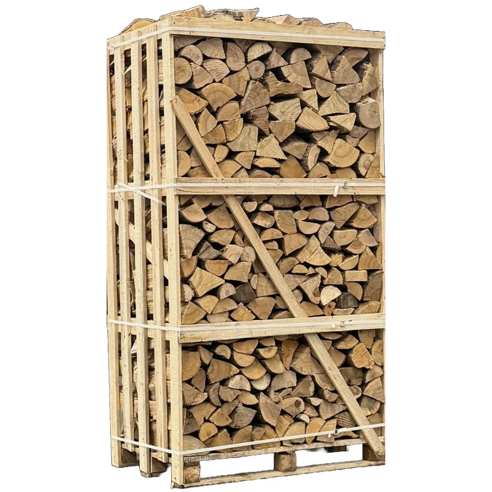 Veľká paleta jaseňového palivového dreva – 25 cm