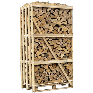 Veľká paleta jaseňového palivového dreva – 25 cm