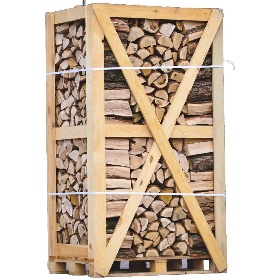 Extra veľká paleta zmiešaného palivového dreva – 30 cm